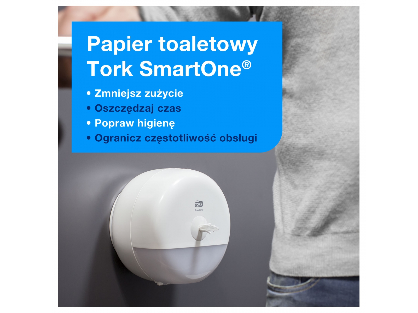Multipack x3 Papier toaletowy Tork 472242 T8 SmartOne